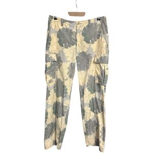 A/X Armani Exchange Cargo Pants Print Yellow Green Size 32 Mens